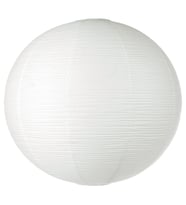 Sarkıt Lamba Abajur Başlığı, Beyaz, 70 cm, El Yapımı