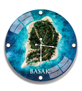 Başak Cam Saat - 40 cm