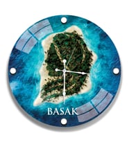 Başak Cam Saat - 40 cm