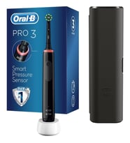 Oral-B Pro 3500 Elektrikli Siyah Diş Fırçası + Seyahat Kabı