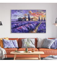 Yağlı Boya Dokulu Tablo Modern İstanbul Manzarası Gümüş Çerçeveli U06028