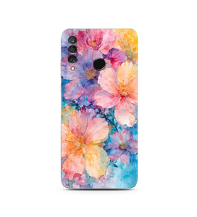 Huawei P30 Lite Uyumlu Baskılı Yumuşak Silikon Şeffaf Telefon Kılıfı