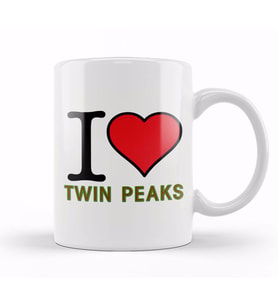 I Love Twin Peaks Kupa Bardak Porselen