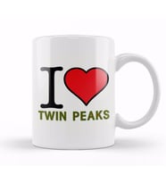 I Love Twin Peaks Kupa Bardak Porselen