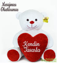Kendin Tasarla 100 Cm Kalpli  Ayıcık