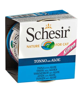 Schesir C184 Ton Balıklı Aloe Yavru Kedi Konservesi 85 Gr