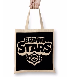 Brawl Stars Logo Bez Çanta Uzun Saplı