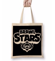 Brawl Stars Logo Bez Çanta Uzun Saplı