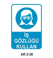 İŞ GÜVENLİĞİ UYARI LEVHASI 1 ADET PVC 21 X 29CM