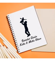 Babalar Günü Tasarımlı Defter
