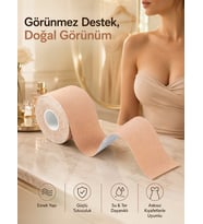 Toparlayıcı Göğüs Bandı Şekillendirici Ten Rengine Uygun Esnek Hassas Ciltlere Uygun