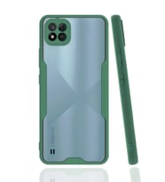 Durukar® Realme C11 2021 Kılıf Platin Silikon - Yeşil