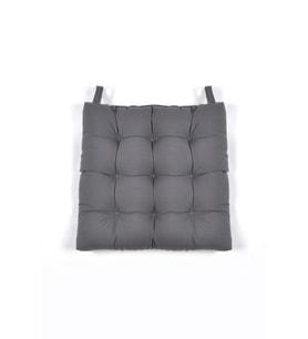 40x40 Rattan Cırtlı Sandalye Minderi - Antrasit