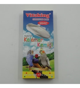 VİTAKİNG Kuşlar İçin Kalamar Kemiği  (Beyaz)