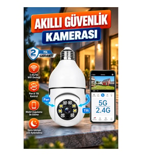 Uzaktan Pan ve Tilt Kontrollü Akıllı Güvenlik Kamerası – Mobil Uygulama Destekli