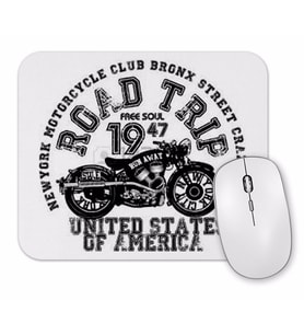 Vintage Motosiklet Mouse Pad