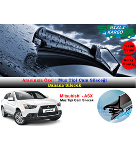 Mitsubishi ASX 2010-2015 Muz Silecek Takımı