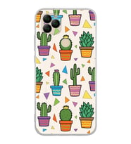 PrintiFy General Mobile GM 22 ile Uyumlu 1mm Slim Fit Water Color 4 Baskılı Şeffaf  Kılıf