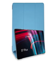Pilelistore   Samsung Galaxy T970 Tab S7 Plus 12.4 Kılıf Tablet Smart Kılıf - Mavi