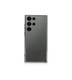 Newface Samsung Galaxy S24 Ultra Kılıf Razer Lensli Silikon - Gümüş