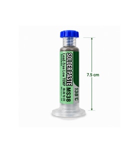 Ms38 138°C Düşük Isı Kurşunsuz Şırınga Krem Lehim 20g Sn42bi58 - 7.5 Cm