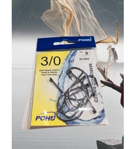 Pohu M-9939 Maruseigo Ringed 3/0 No Delikli İğne 9'lu Paket