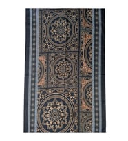 Ecenur Soft Pamuk Retro Şal (Siyah)