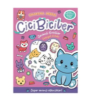 Cicibiciler Sevimli Evciller Çıkartma Neşesi Faliyet Kitabı Beta Kids