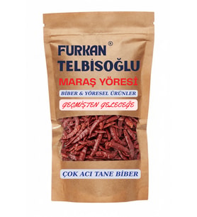 Çok Acı Tane Biber (Katkısız,Yöresel) 100GR