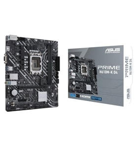 Asus Prime H610M-K D4 12.Nesil Intel H610 Soket 1700 DDR4 3200MHz mATX Anakart