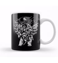 Steampunk Style Soldier Kupa Bardak Porselen
