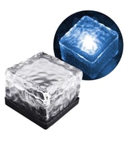 PowerMaster PM-21649 Solar Mavi Ledli Tuğla Görünümlü Bahçe Dekorasyon Aydınlatma