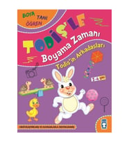 Todişin Arkadaşları Todişle Boyama Zamanı 3-4 Yaş Timaşçocuk