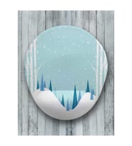 Karlar Oval Bilek Destekli Mouse Pad