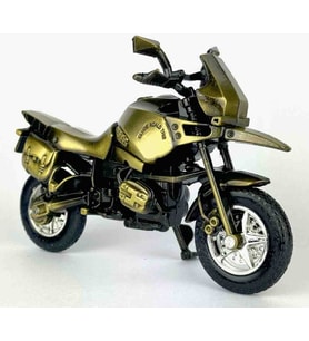 El Yapımı Metal Motorsiklet Modeli – Özel Tasarım Retro Dekoratif Motor Biblo, Klasik Vintage Sanatsal Masaüstü Aksesuar, Koleksiyonluk ve Hediyelik Şık Metal Motor Maketi
