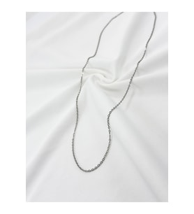 Gümüş Renkli 316L Paslanmaz Çelik Zincir 60 cm