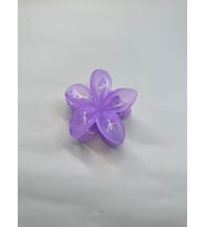 Tekli, Mor Renk 8 cm Lotus Çiçeği Mandal Toka