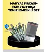 Hijyenik Makyaj İçin 13’lü Fırça Seti ve Elektrikli Temizleyici