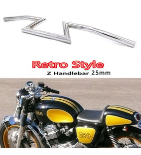 Chopper Cafe Racer Direksiyon Universal 25 mm Krom