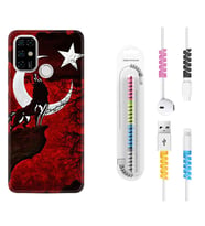 Casper E30 F20 X20 Kılıf Kablo Koruma Spiral Silikon Wolf and Moon 2 1381