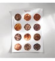 Vintage Mühür Mumu Temalı Şeffaf Sticker Seti (1 adet) – Ajanda, Journal, Planlayıcı, Çıkartma