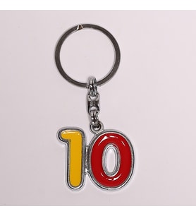 TARAFTAR 10 SAYILI ANAHTARLIK-(SARI-KIRMIZI)-ANAH637