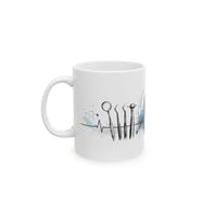 Diş Hekimi Temalı Porselen Kupa Dental Tasarımlı 330 ml Seramik Kupa Dentist Coffee Mug Dişçi Hediyesi KF10072611