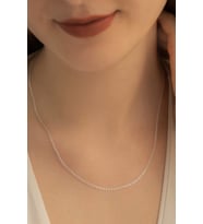 Kadın Gümüş Kolye - 1.5 mm Love Model Gümüş Kolye