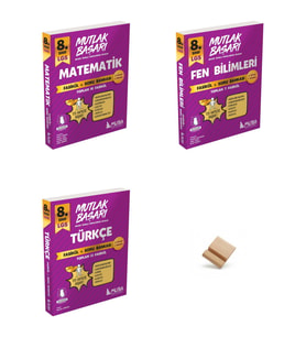 Mutlak Başarı LGS 8. Sınıf 2027 Matematik Fen ve Türkçe 3lü Set Fasikül Soru Bankası + Telefon Standı