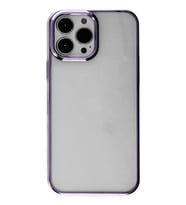 Newface Apple iPhone 14 Pro Kılıf Element Silikon - Mor
