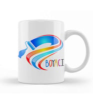 Boyacı Boyacılara Kupa Bardak Porselen