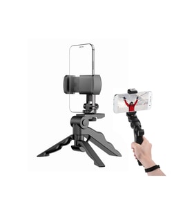Mini Selfie Tripod, El ve Masa Kullanımına Uygun, Vlog ve Canlı Yayın Aksesuarı