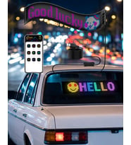 Led Matrix Panel Rgb Yazı Yazma Animasyonlu Telefon Kontrollü Akıllı Ekran
