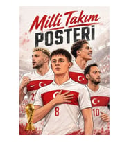 MİLLİ TAKIM ÇİZGİ POSTER KİTABI